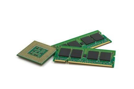 Cpu,And,Ram,Isolated,On,A,White,Background.,Cpu,And