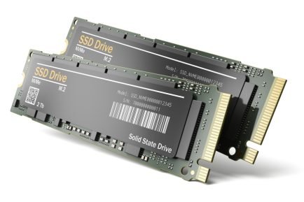Ssd,M2,Disk,Drive,With,Fictional,Design,And,Fake,Qr